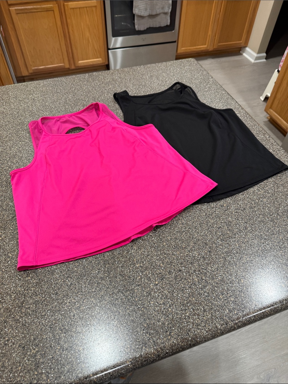 Bundle of 2 Active Tanks with Mesh Back Size Medium